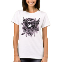 Female Cupid heartbreaker with arrow