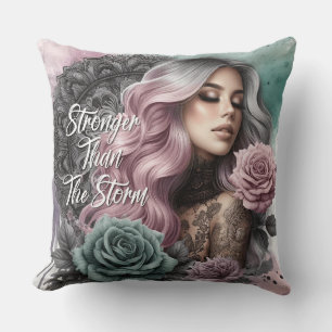 Female Daily Affirmation  Cushion