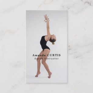 Female Dancer, Dancing Instructor, Dancer Business Card