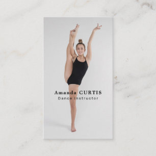Female Dancer, Dancing Instructor, Dancer Business Card