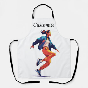 Female Dancer Hip Hop Thunder_Cove Apron
