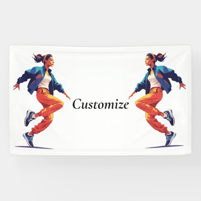 Female Dancer Hip Hop Thunder_Cove Banner (Horizontal)