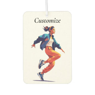 Female Dancer Hip Hop Thunder_Cove Car Air Freshener