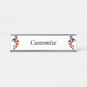 Female Dancer Hip Hop Thunder_Cove Desk Name Plate