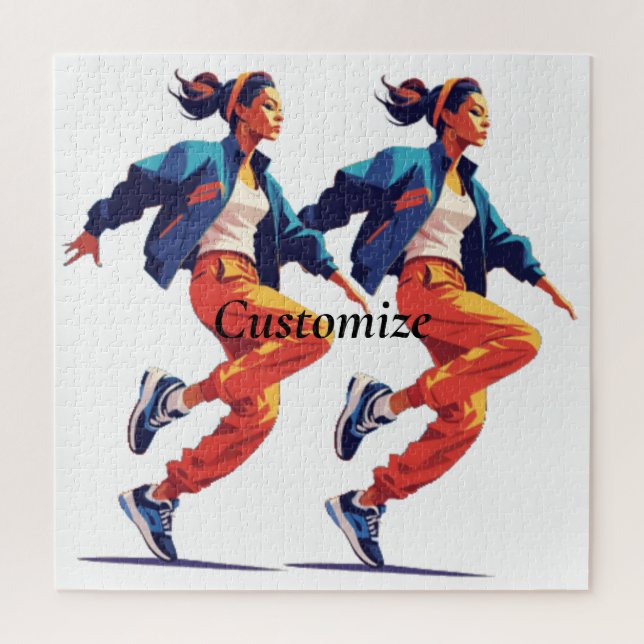 Female Dancer Hip Hop Thunder_Cove Jigsaw Puzzle (Vertical)