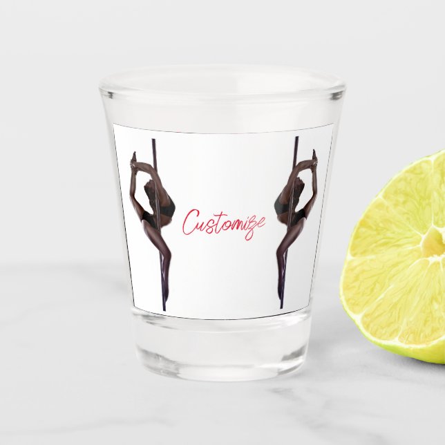 Female Dancer Thunder_Cove Shot Glass (Front)