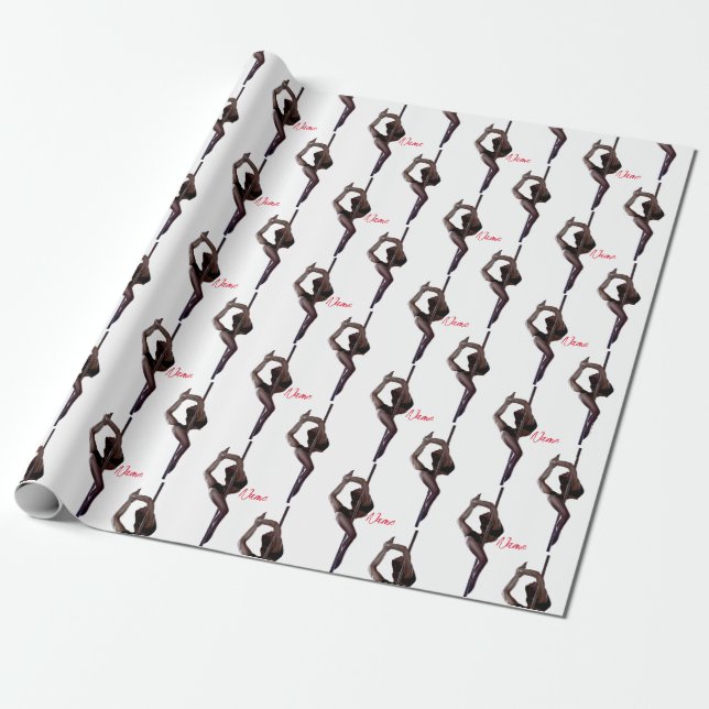 Female Dancer Thunder_Cove  Wrapping Paper (Unrolled)