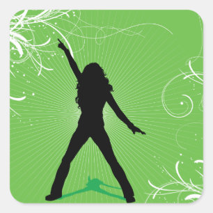 Female Dancing Stickers