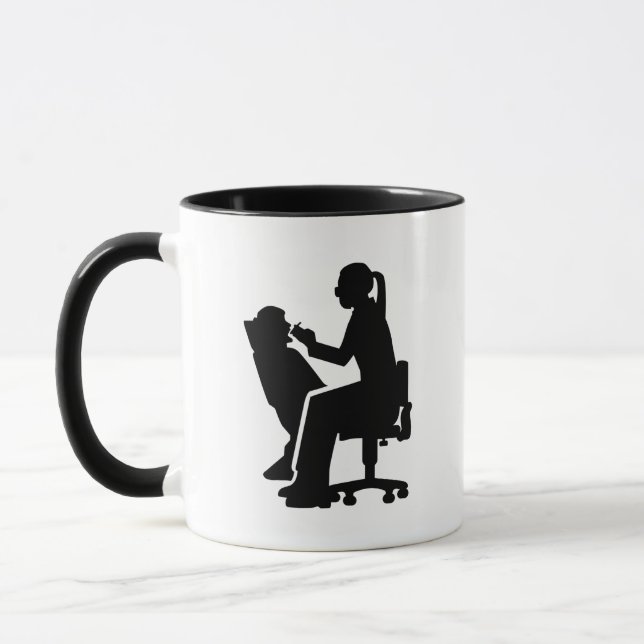 Female dentist mug (Left)