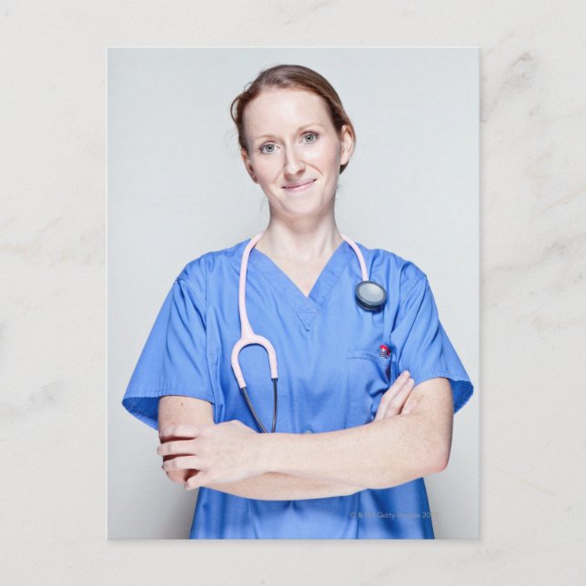 Female Doctor 2 Postcard (Front)