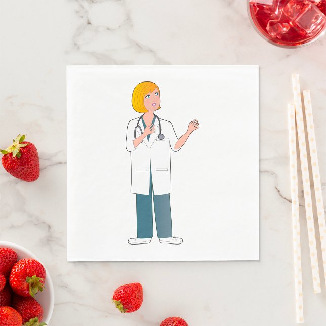 Female Doctor Napkin (Creator Uploaded)
