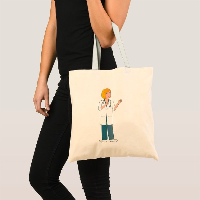 Female Doctor Tote Bag (Creator Uploaded)