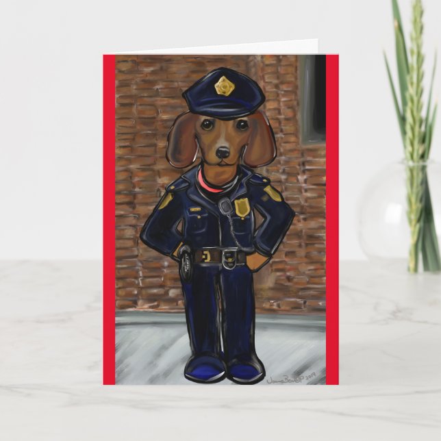 Female Doxie Card (Front)