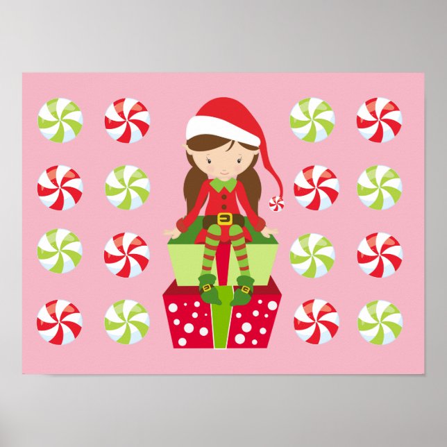 Female Elf with Candies Poster (Front)