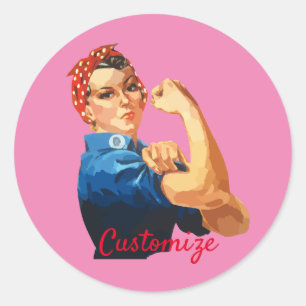  Female Empowerment Thunder_Cove   Classic Round Sticker