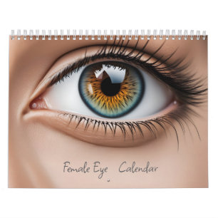 Female eye calendar