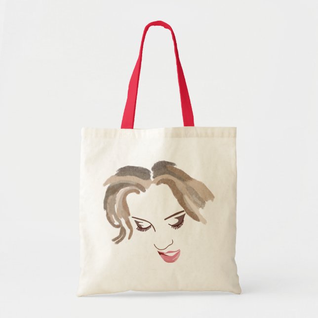 Female Face #2 Tote Bag (Front)