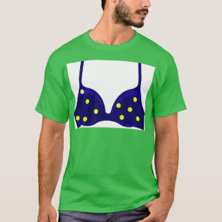 Female Fashion Blue Bikini T-Shirt