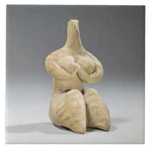 Female figurine in the Halaf style, c.4500 BC (ter Tile