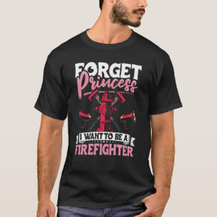Female Firefighter Fireman Apparel Firefighting fo T-Shirt