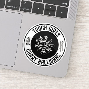 Female Firefighter Tough Girls Carry Halligans