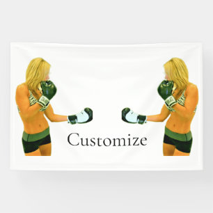 Female Fitness Model boxing Thunder_Cove Banner