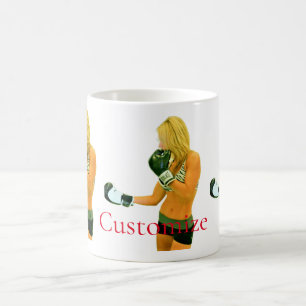 Female Fitness Model boxing Thunder_Cove Coffee Mug