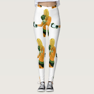 Female Fitness Model boxing Thunder_Cove Leggings