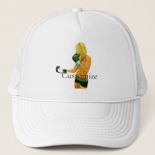 Female Fitness Model boxing Thunder_Cove Trucker Hat