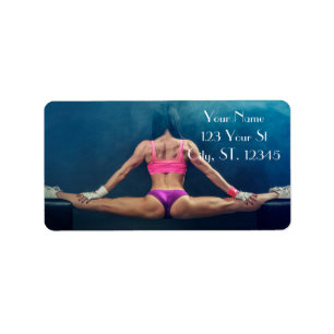 Female Fitness Model Split Thunder_Cove  Label