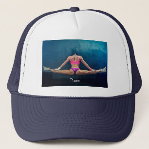 Female Fitness Model Split Thunder_Cove   Trucker Hat