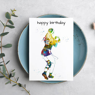 Female Flag Football Player Card