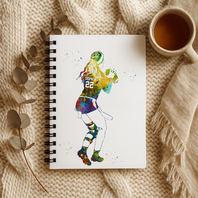 Female Flag Football Player Notebook (Creator Uploaded)