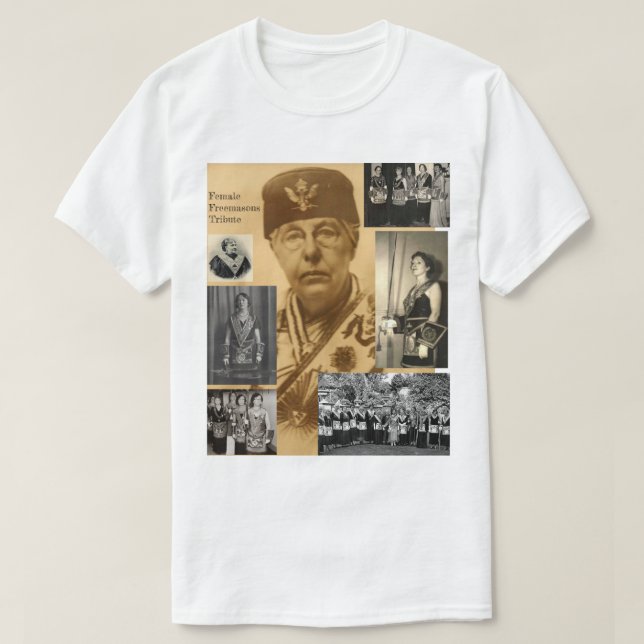 Female Freemasons Tribute T-Shirt (Design Front)