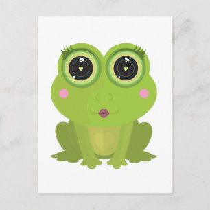 Female Frog Postcard