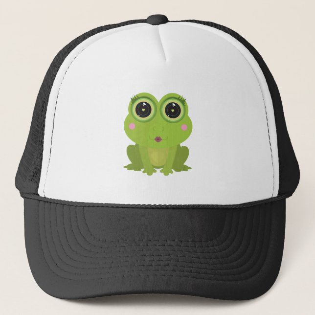 Female Frog Trucker Hat (Front)