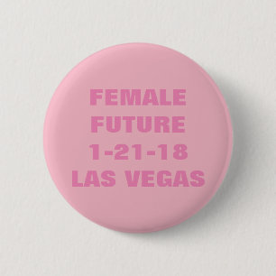 FEMALE FUTURE 6 CM ROUND BADGE