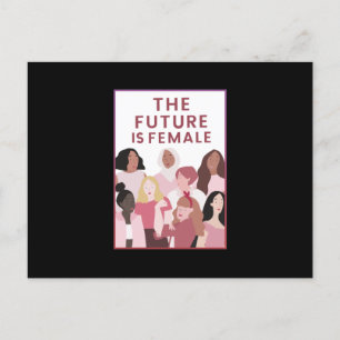 Female Future Holiday Postcard