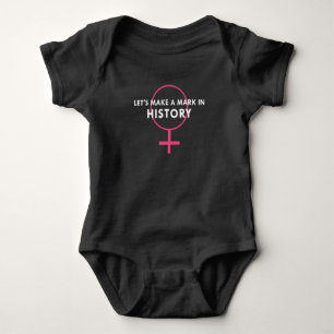 Female Gender Sign - Make a Mark in History Baby Bodysuit