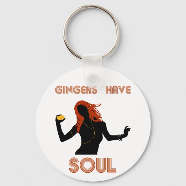 Female Gingers have Soul Key Ring (Front)