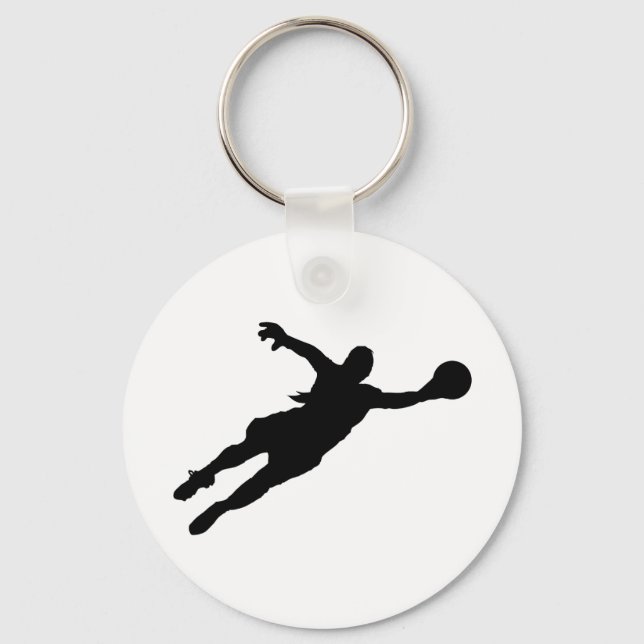 (Female) Goalie Save Key Ring (Front)
