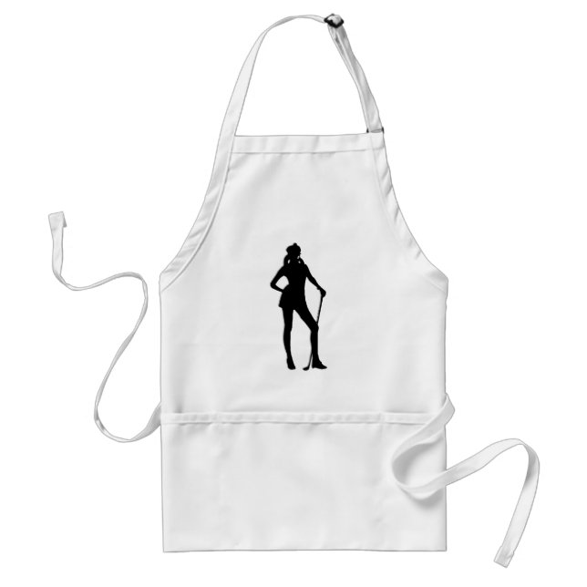 Female Golfer Sport Standard Apron (Front)