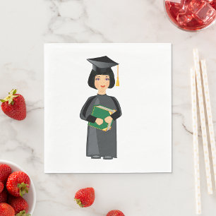 Female Graduate Napkin