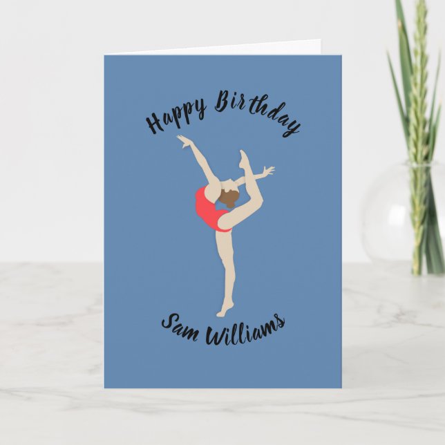 Female Gymnast Card (Front)