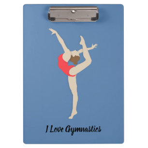 Female Gymnast Clipboard