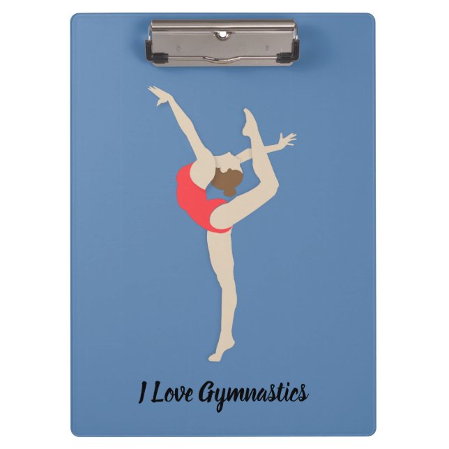 Female Gymnast Clipboard (Front)