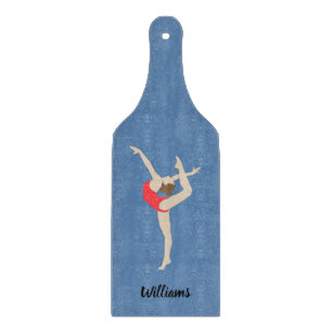 Female Gymnast Cutting Board