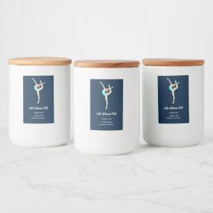 Female Gymnast Food Label