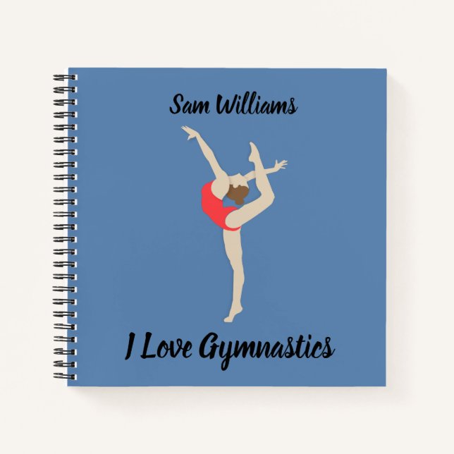 Female Gymnast Notebook (Front)