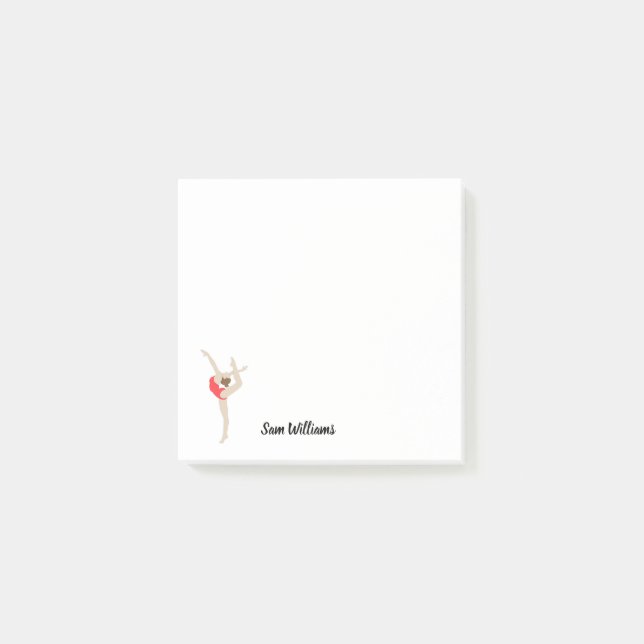Female Gymnast Post-it Notes (Front)